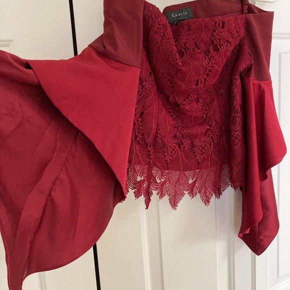 Fancy drop shoulder top - Picture 2 of 4